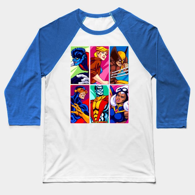 Mutant Team Baseball T-Shirt by winsarcade